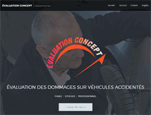 Tablet Screenshot of evaluationconcept.com